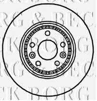 Borg & beck BBD4781 Диск гальмівний передній вентильований BBD4781: Купити в Україні - Добра ціна на EXIST.UA!