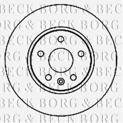Borg & beck BBD4796 Диск гальмівний передній вентильований BBD4796: Купити в Україні - Добра ціна на EXIST.UA!