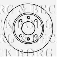 Borg & beck BBD4834 Диск гальмівний передній вентильований BBD4834: Приваблива ціна - Купити в Україні на EXIST.UA!
