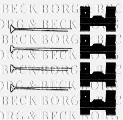 Borg & beck BBK1073 Комплект монтажний гальмівних колодок BBK1073: Купити в Україні - Добра ціна на EXIST.UA!