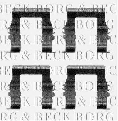 Borg & beck BBK1095 Комплект монтажний гальмівних колодок BBK1095: Приваблива ціна - Купити в Україні на EXIST.UA!