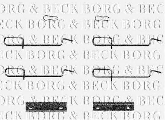 Borg & beck BBK1119 Комплект монтажний гальмівних колодок BBK1119: Купити в Україні - Добра ціна на EXIST.UA!
