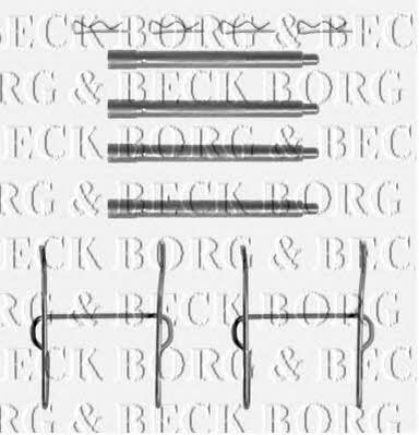 Borg & beck BBK1120 Комплект монтажний гальмівних колодок BBK1120: Купити в Україні - Добра ціна на EXIST.UA!