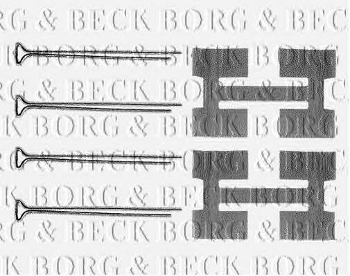 Borg & beck BBK1134 Комплект монтажний гальмівних колодок BBK1134: Купити в Україні - Добра ціна на EXIST.UA!