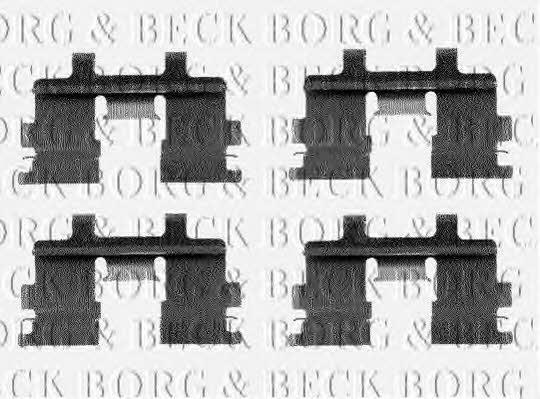 Borg & beck BBK1142 Комплект монтажний гальмівних колодок BBK1142: Купити в Україні - Добра ціна на EXIST.UA!