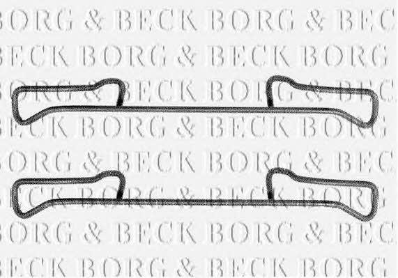 Borg & beck BBK1178 Комплект монтажний гальмівних колодок BBK1178: Приваблива ціна - Купити в Україні на EXIST.UA!