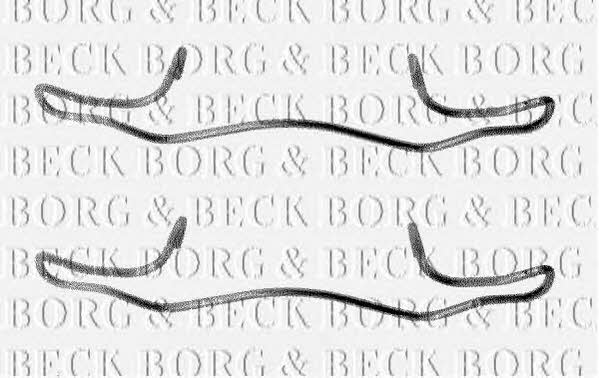 Borg & beck BBK1180 Комплект монтажний гальмівних колодок BBK1180: Приваблива ціна - Купити в Україні на EXIST.UA!