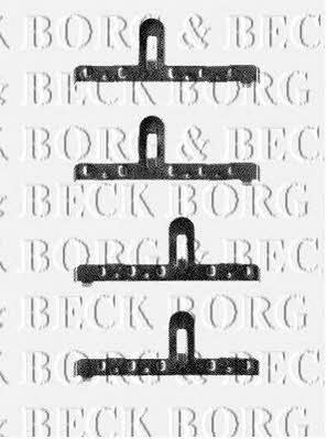 Borg & beck BBK1184 Комплект монтажний гальмівних колодок BBK1184: Приваблива ціна - Купити в Україні на EXIST.UA!