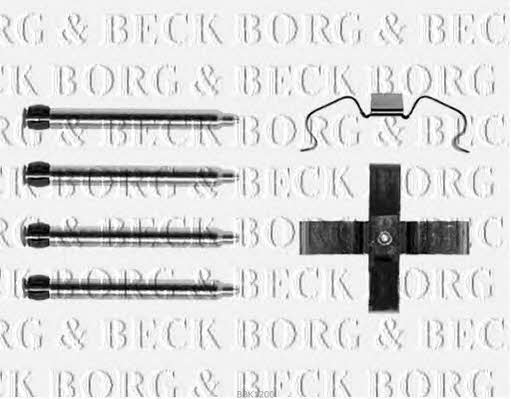 Borg & beck BBK1200 Комплект монтажний гальмівних колодок BBK1200: Купити в Україні - Добра ціна на EXIST.UA!