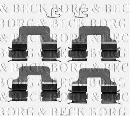 Borg & beck BBK1202 Комплект монтажний гальмівних колодок BBK1202: Купити в Україні - Добра ціна на EXIST.UA!