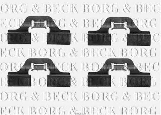Borg & beck BBK1203 Комплект монтажний гальмівних колодок BBK1203: Купити в Україні - Добра ціна на EXIST.UA!