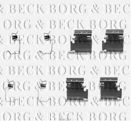 Borg & beck BBK1204 Комплект монтажний гальмівних колодок BBK1204: Купити в Україні - Добра ціна на EXIST.UA!