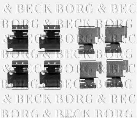 Borg & beck BBK1209 Комплект монтажний гальмівних колодок BBK1209: Купити в Україні - Добра ціна на EXIST.UA!