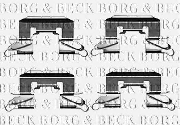Borg & beck BBK1212 Комплект монтажний гальмівних колодок BBK1212: Купити в Україні - Добра ціна на EXIST.UA!