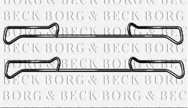 Borg & beck BBK1219 Комплект монтажний гальмівних колодок BBK1219: Купити в Україні - Добра ціна на EXIST.UA!