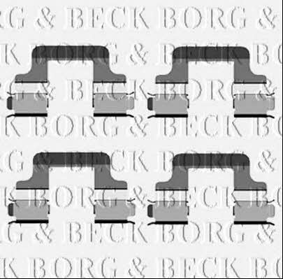 Borg & beck BBK1254 Комплект монтажний гальмівних колодок BBK1254: Купити в Україні - Добра ціна на EXIST.UA!