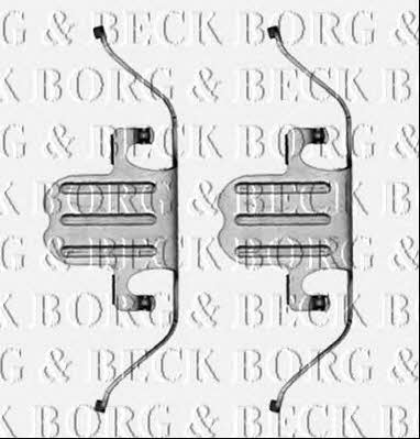 Borg & beck BBK1290 Комплект монтажний гальмівних колодок BBK1290: Купити в Україні - Добра ціна на EXIST.UA!
