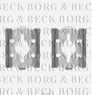 Borg & beck BBK1300 Комплект монтажний гальмівних колодок BBK1300: Купити в Україні - Добра ціна на EXIST.UA!
