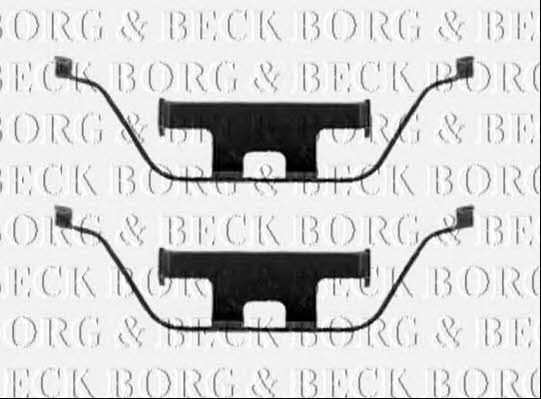 Borg & beck BBK1343 Комплект монтажний гальмівних колодок BBK1343: Купити в Україні - Добра ціна на EXIST.UA!