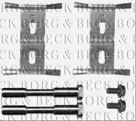 Borg & beck BBK1419 Комплект монтажний гальмівних колодок BBK1419: Купити в Україні - Добра ціна на EXIST.UA!