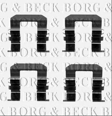 Borg & beck BBK1538 Комплект монтажний гальмівних колодок BBK1538: Купити в Україні - Добра ціна на EXIST.UA!