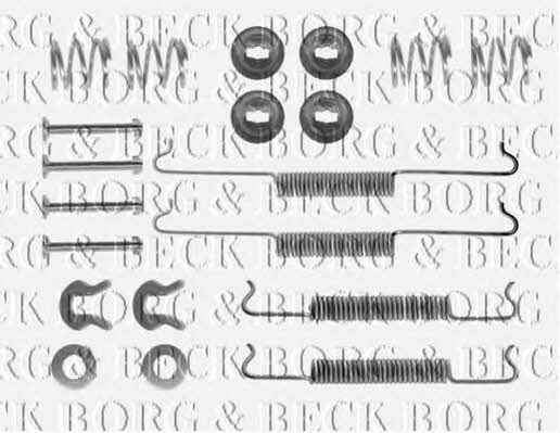 Borg & beck BBK6120 Комплект монтажний гальмівних колодок BBK6120: Купити в Україні - Добра ціна на EXIST.UA!