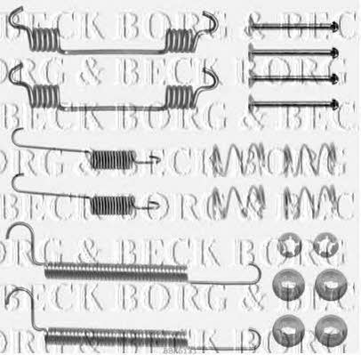 BBK6133 Borg & beck Комплект монтажный тормозных колодок