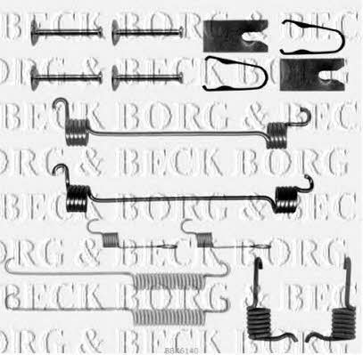 Borg & beck BBK6140 Комплект монтажний гальмівних колодок BBK6140: Купити в Україні - Добра ціна на EXIST.UA!