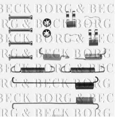 Borg & beck BBK6142 Комплект монтажний гальмівних колодок BBK6142: Купити в Україні - Добра ціна на EXIST.UA!