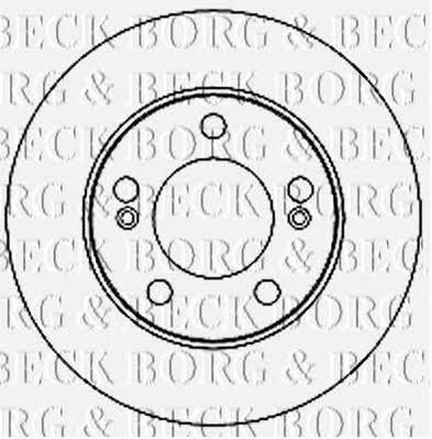 Borg & beck BBD4681 Диск гальмівний передній вентильований BBD4681: Купити в Україні - Добра ціна на EXIST.UA!