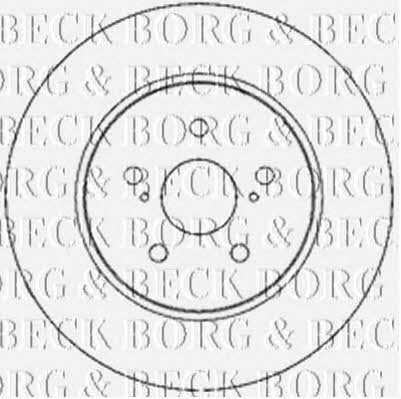 Borg & beck BBD4683 Диск гальмівний передній вентильований BBD4683: Приваблива ціна - Купити в Україні на EXIST.UA!
