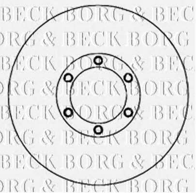 Borg & beck BBD4750 Диск гальмівний передній вентильований BBD4750: Купити в Україні - Добра ціна на EXIST.UA!