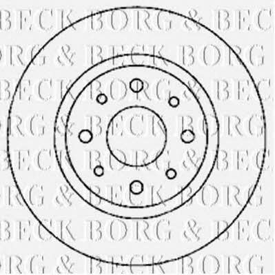 Borg & beck BBD4761 Диск гальмівний задній невентильований BBD4761: Приваблива ціна - Купити в Україні на EXIST.UA!