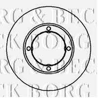 Borg & beck BBD4922 Диск гальмівний передній невентильований BBD4922: Купити в Україні - Добра ціна на EXIST.UA!