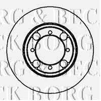 Borg & beck BBD5154 Диск гальмівний передній вентильований BBD5154: Купити в Україні - Добра ціна на EXIST.UA!