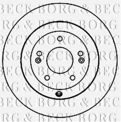 Borg & beck BBD5160 Диск гальмівний задній невентильований BBD5160: Купити в Україні - Добра ціна на EXIST.UA!