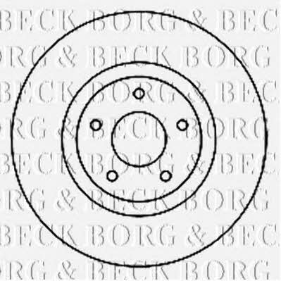 Borg & beck BBD5162 Диск гальмівний передній вентильований BBD5162: Купити в Україні - Добра ціна на EXIST.UA!