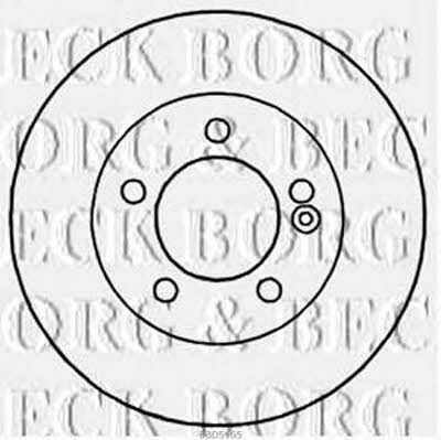 Borg & beck BBD5165 Диск гальмівний задній невентильований BBD5165: Купити в Україні - Добра ціна на EXIST.UA!
