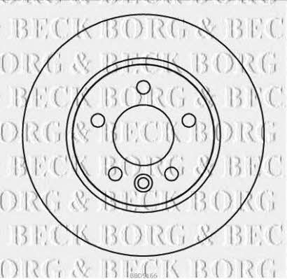 Borg & beck BBD5166 Диск гальмівний передній вентильований BBD5166: Купити в Україні - Добра ціна на EXIST.UA!