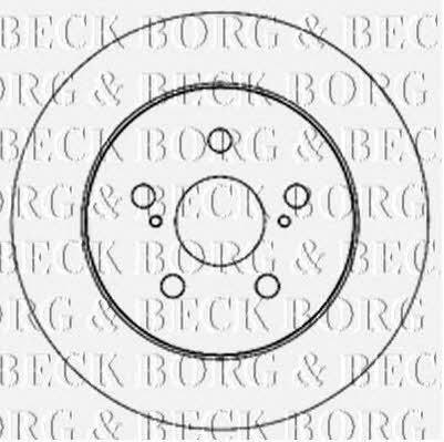 Borg & beck BBD5173 Диск гальмівний задній невентильований BBD5173: Купити в Україні - Добра ціна на EXIST.UA!