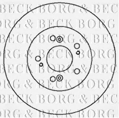 Borg & beck BBD5176 Диск гальмівний передній вентильований BBD5176: Купити в Україні - Добра ціна на EXIST.UA!