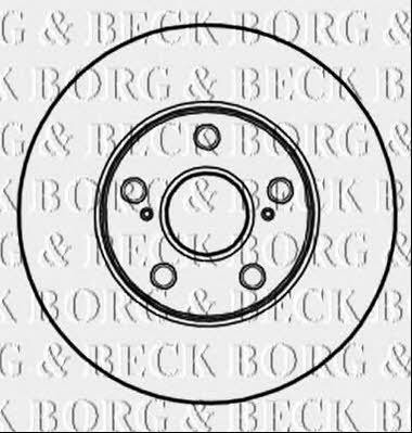 Borg & beck BBD5279 Диск гальмівний передній вентильований BBD5279: Купити в Україні - Добра ціна на EXIST.UA!