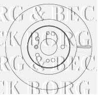 Borg & beck BBD5790S Диск гальмівний передній вентильований BBD5790S: Купити в Україні - Добра ціна на EXIST.UA!