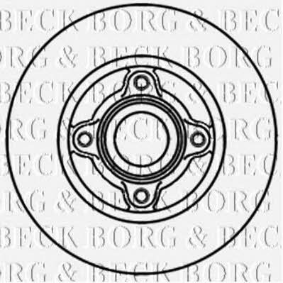 Borg & beck BBD5939S Диск гальмівний задній невентильований BBD5939S: Приваблива ціна - Купити в Україні на EXIST.UA!