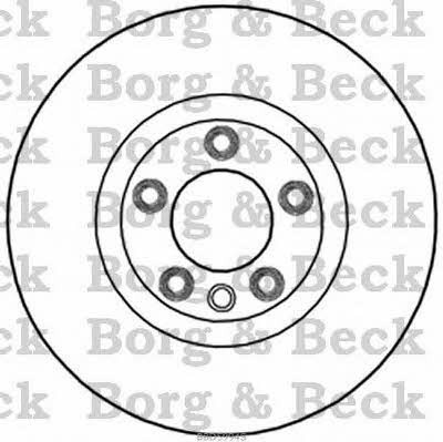 Borg & beck BBD5994S Диск гальмівний передній вентильований BBD5994S: Купити в Україні - Добра ціна на EXIST.UA!