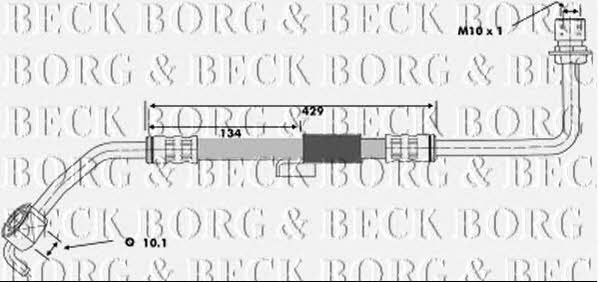 Borg & beck BBH6178 Гальмівний шланг BBH6178: Купити в Україні - Добра ціна на EXIST.UA!