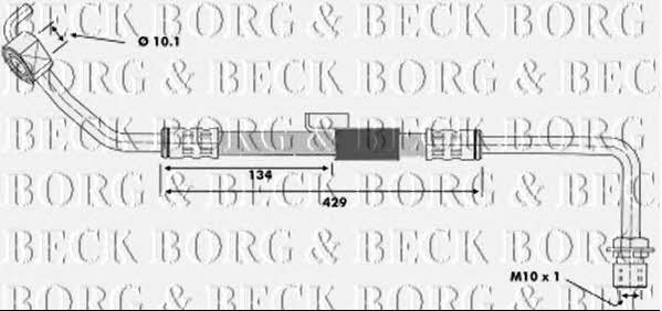 Borg & beck BBH6179 Гальмівний шланг BBH6179: Купити в Україні - Добра ціна на EXIST.UA!