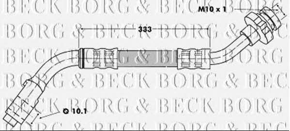 Borg & beck BBH6313 Гальмівний шланг BBH6313: Купити в Україні - Добра ціна на EXIST.UA!