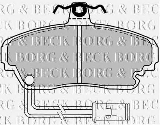 Borg & beck BBP1128 Гальмівні колодки, комплект BBP1128: Купити в Україні - Добра ціна на EXIST.UA!