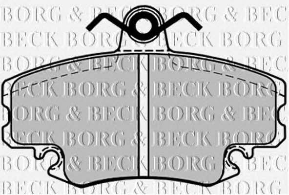 Borg & beck BBP1386 Гальмівні колодки, комплект BBP1386: Купити в Україні - Добра ціна на EXIST.UA!
